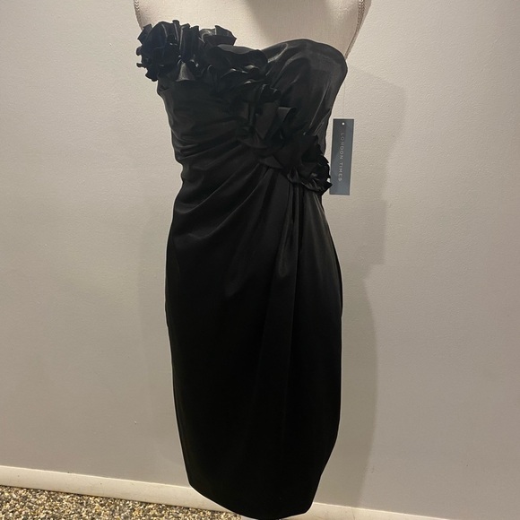 {London Times} Strapless Floral dress - Picture 1 of 3